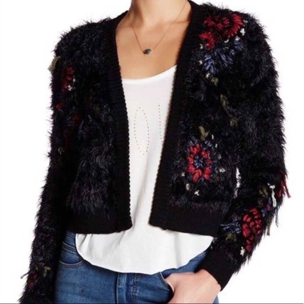 Free People Fuzzy Sweater